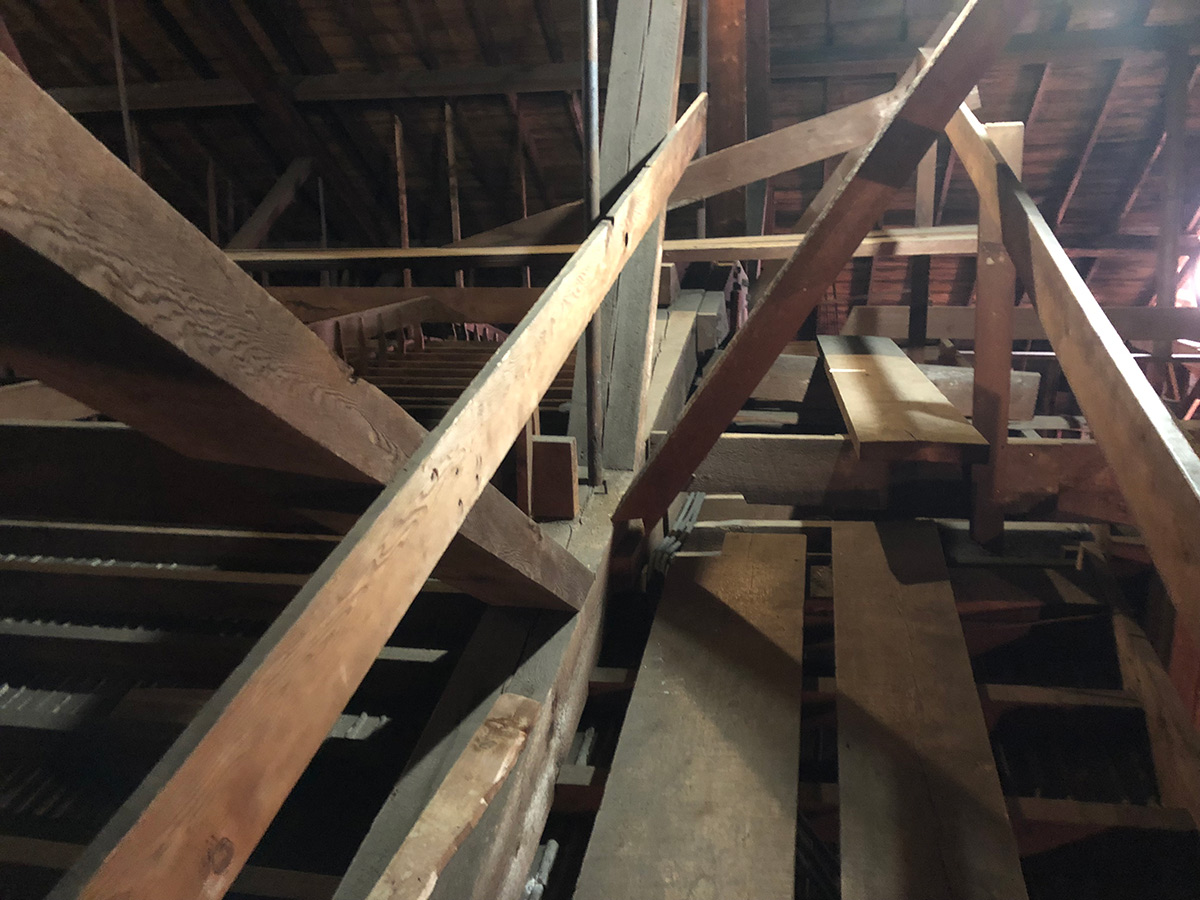 Belleville attic truss