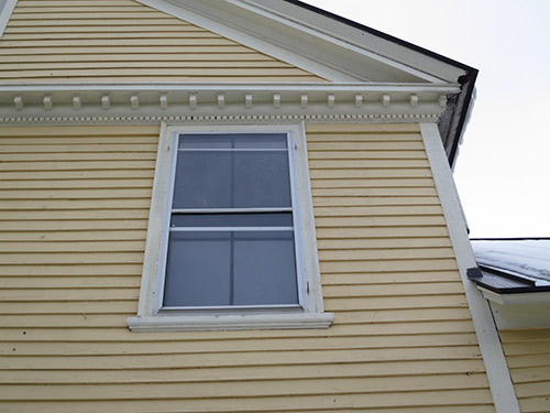 Jacob House-east facade detail