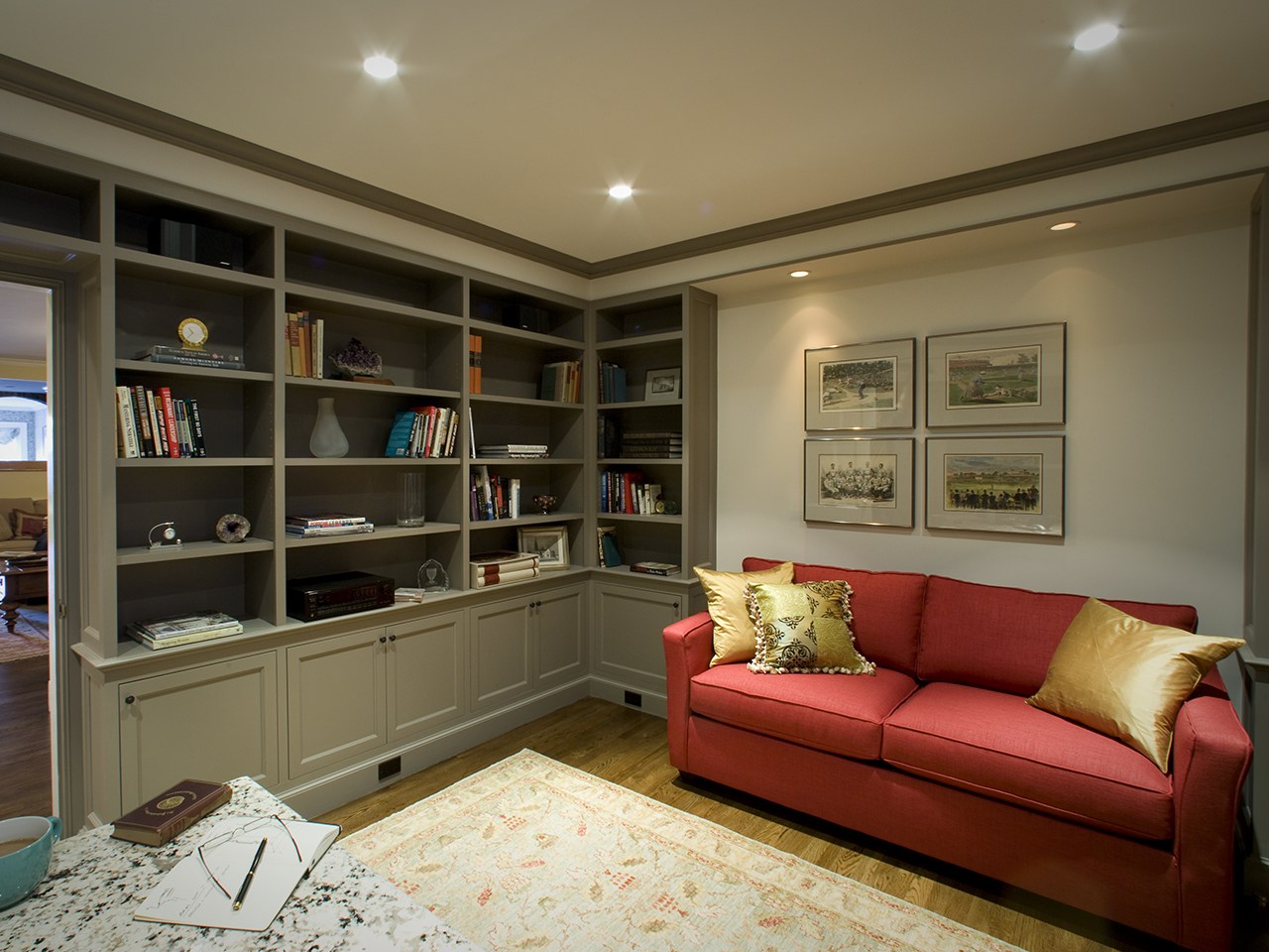 Boston Townhouse, livingroom