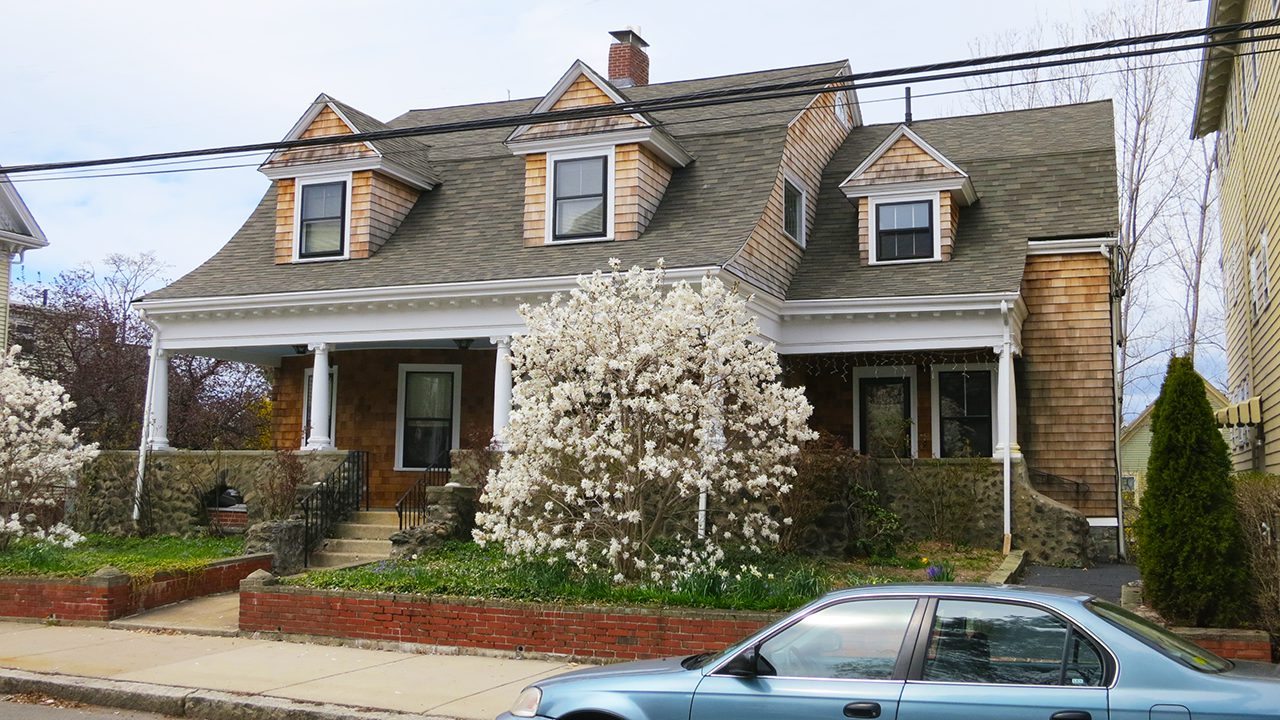 Shingle style Victorian exterior