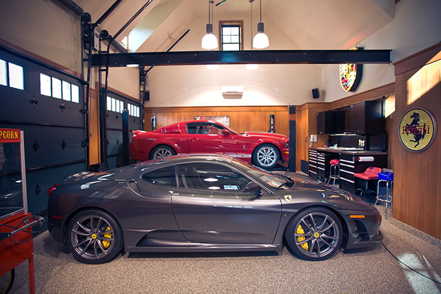 Weston car barn, interior